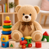 Teddy bear and toys